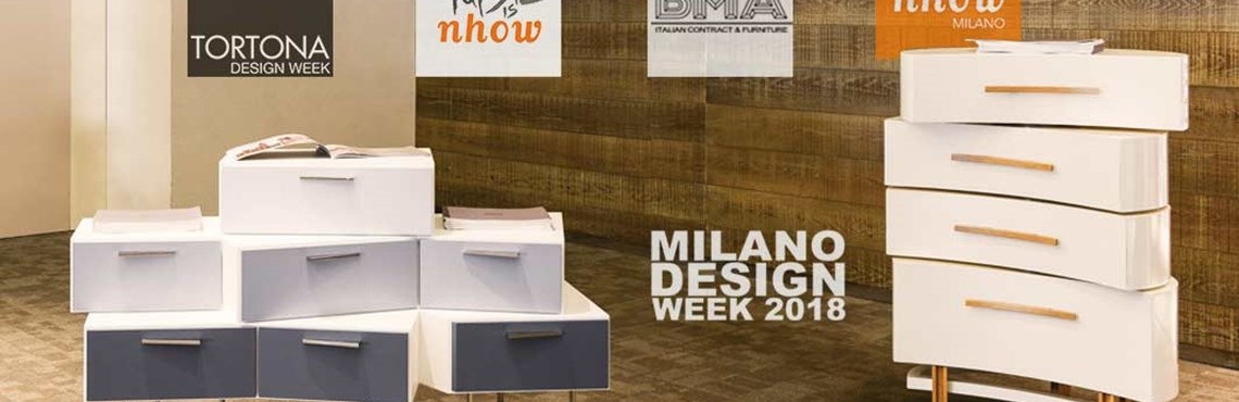 Rand and Moon the BMA testimonial furniture at the 2018 fuorisalone